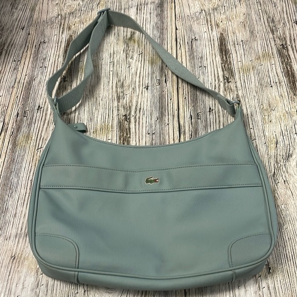 LACOSTE Hobo Shoulder Bag with Front Pocket - Picture 1 of 8